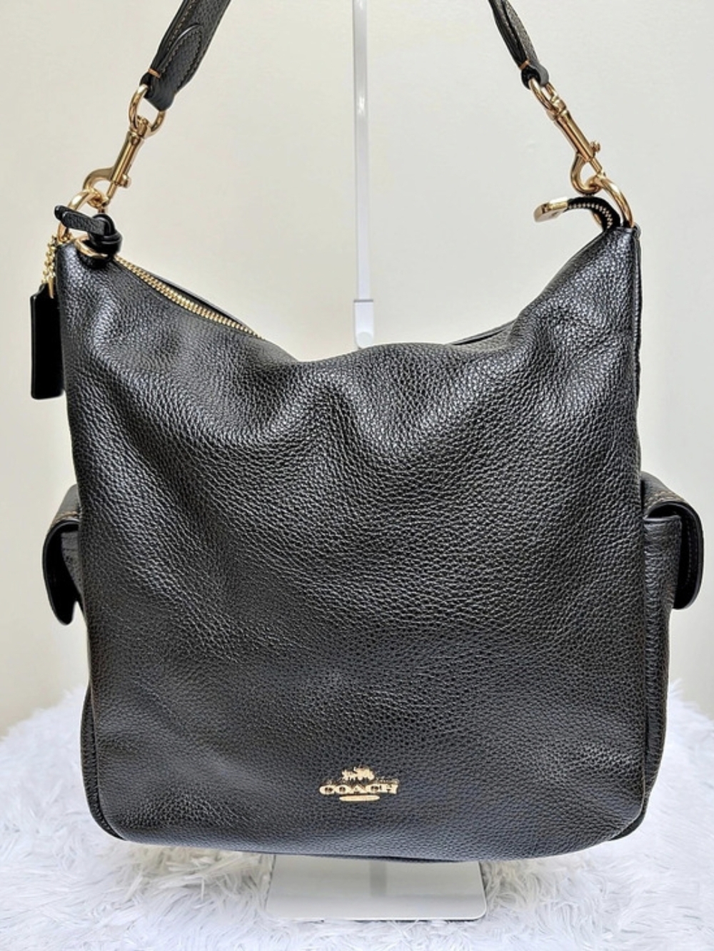 Coach Scout Hobo Black Shoulder Bag